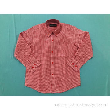 Reliable Quality Red Check Kids Plaid Shirts